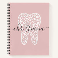 Nombre personalizado Dental Leopard Print Tooth