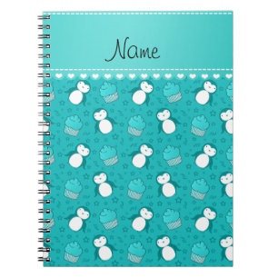 Cuaderno Nombre personalizado estrella de quequitos de ping