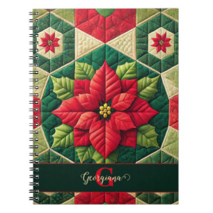 Cuaderno Nombre Personalizado Festividad Patchwork Floral P