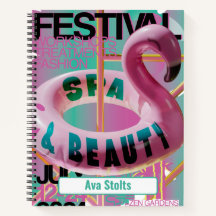 Nombre personalizado Flotador de flamencos rosados