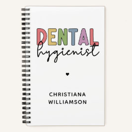 Cuaderno Nombre personalizado Higienista dental Regalos RDH