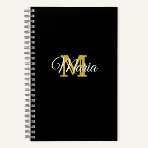 Cuaderno Nombre personalizado inicial