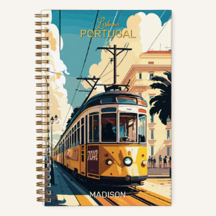 Cuaderno Nombre personalizado Lisboa Portugal