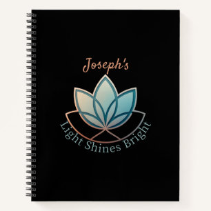 Cuaderno Nombre personalizado Lotus - [NOMBRE] Brilla Brigh