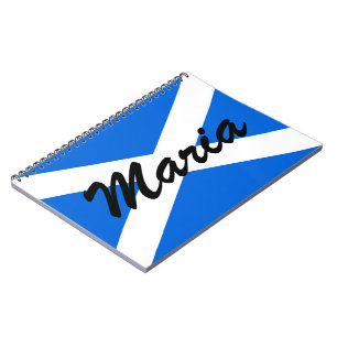 Cuaderno Nombre personalizado marca escocesa nbcnt
