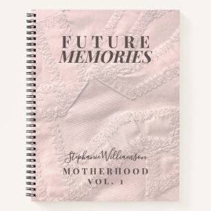 Cuaderno Nombre personalizado Maternidad Recuerdos Pastel N