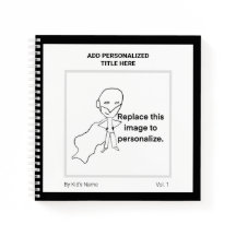 Nombre Personalizado Moderno Monograma Niños Arte