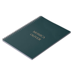 Cuaderno Nombre personalizado moderno profesional minimalis
