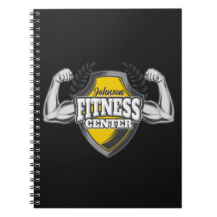 Cuaderno NOMBRE Personalizado Músculo entrenador de fitness
