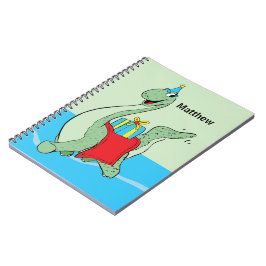 Cuaderno Nombre personalizado, niño, dinosaurio de cumpleañ