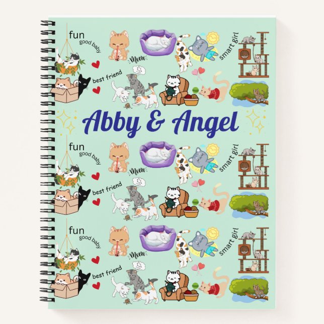 Cuaderno Nombre Personalizado para Ti o tu Hijo  (Anverso)