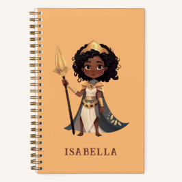 Cuaderno Nombre personalizado: Pequeño guerrero caballero a