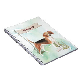 Cuaderno Nombre personalizado Perro Mascota Beagle