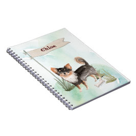 Cuaderno Nombre personalizado Perro Mascota de Chihuahua la