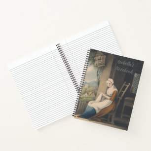 Cuaderno Nombre personalizado personalizado de tamaño compl