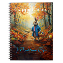 Nombre personalizado Peter Easter Bunny con Huevos