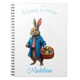 Cuaderno Nombre Personalizado Peter Easter Egg Basket