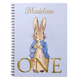 Cuaderno Nombre personalizado Peter el conejo Primer Cumple