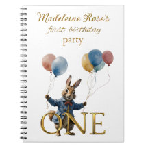 Nombre personalizado Peter el primer cumpleaños de