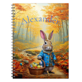 Cuaderno Nombre personalizado Peter the Easter Bunny