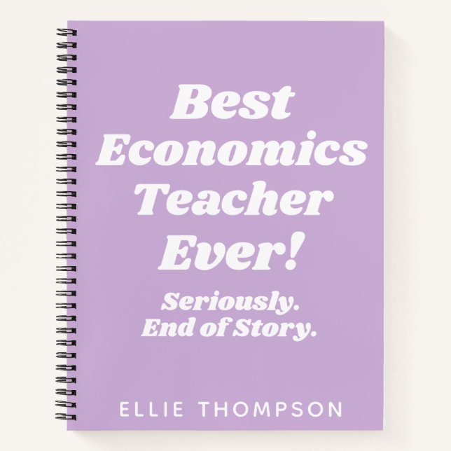 Cuaderno Nombre Personalizado Profesor Apreciación Regalo P (Anverso)