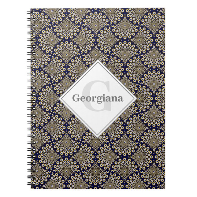 Cuaderno Nombre personalizado que estamos vigilando a la Ma (Frente)