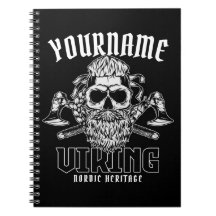 NOMBRE Personalizado Viking Nórdico Warrior Herita