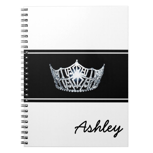 Cuaderno Nombre personalizado y de la corona del equipo por (Frente)