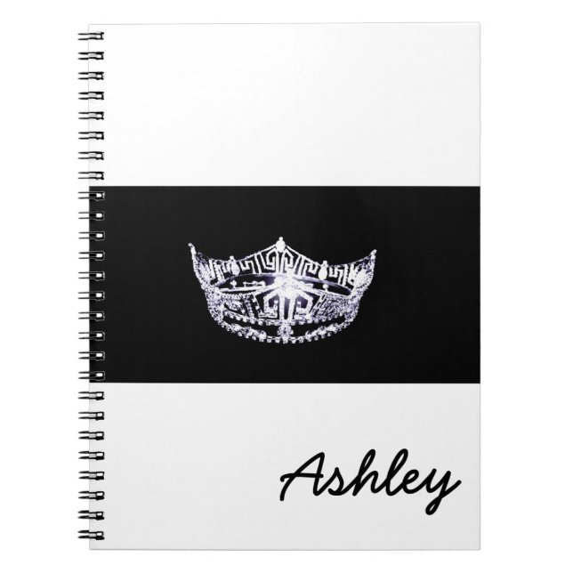 Cuaderno Nombre personalizado y de la corona del equipo por (Frente)