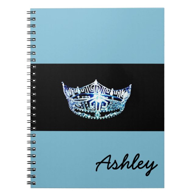 Cuaderno Nombre personalizado y de la corona del equipo por (Frente)