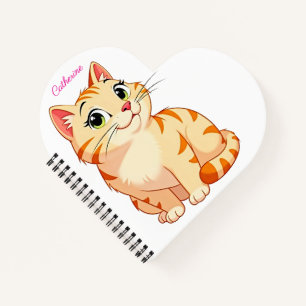 Cuaderno Nombre personalizado y deseo para agosto con un ga