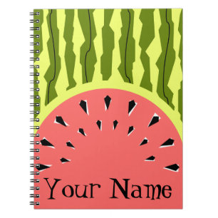 Cuaderno Nombre rosa de la banda de la sandía