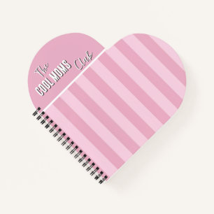 Cuaderno Nombre Script Vintage Raya Rosa