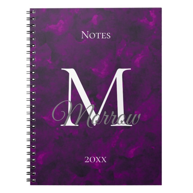 Cuaderno Nombre y año monogramados (Frente)