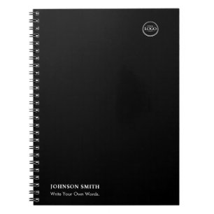 Cuaderno Nombre y logotipo personalizados