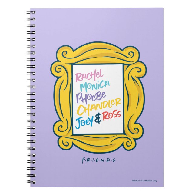 Cuaderno Nombres FRIENDS™ en Peephole (Frente)