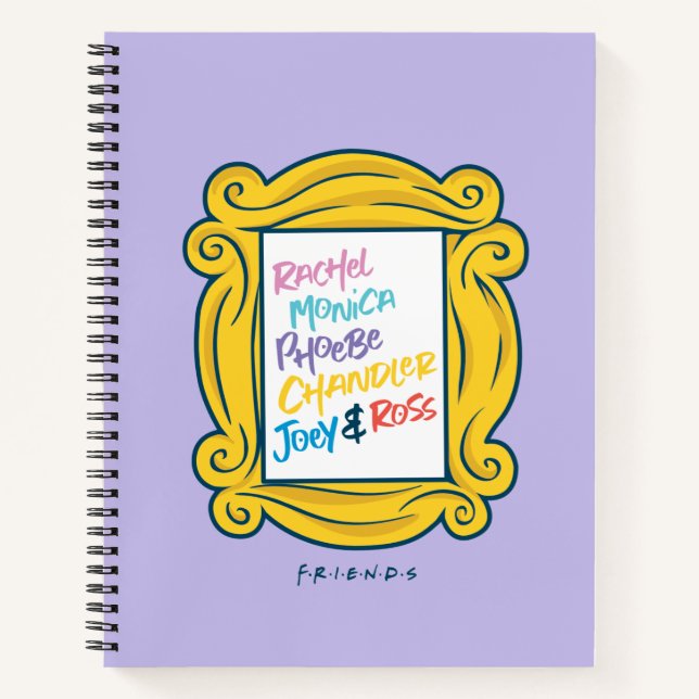 Cuaderno Nombres FRIENDS™ en Peephole (Anverso)
