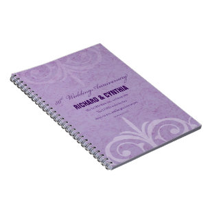 Cuaderno Nombres personalizados, 50 aniversario Boda a pare