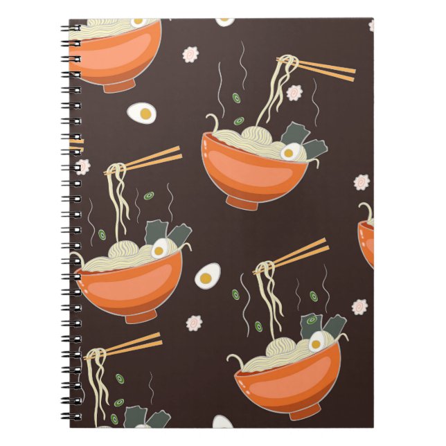 Cuaderno Noodles Ramen: Gráficos de época (Frente)
