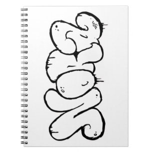 Cuaderno Nora grafiti especie nombre -