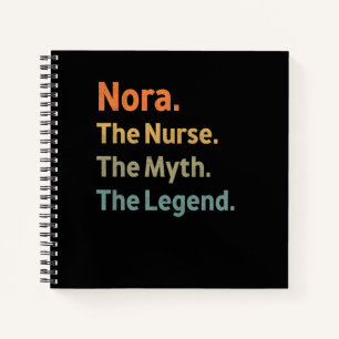 Cuaderno Nora La Enfermera El Mito La Leyenda Divertido Vin