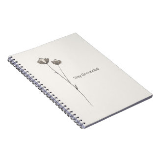 Cuaderno Nordic Minimal Nature Notebook - Stay Grounded