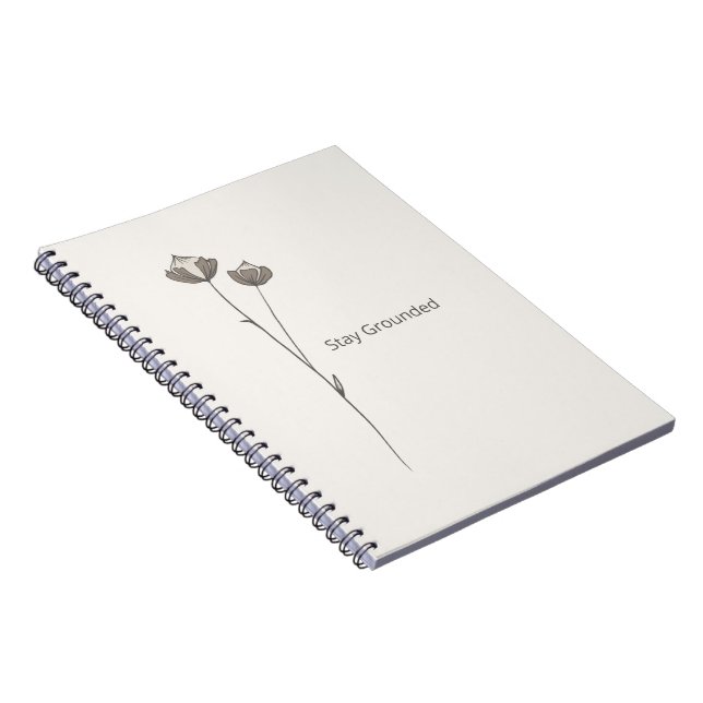 Cuaderno Nordic Minimal Nature Notebook - Stay Grounded (Lado Derecho)