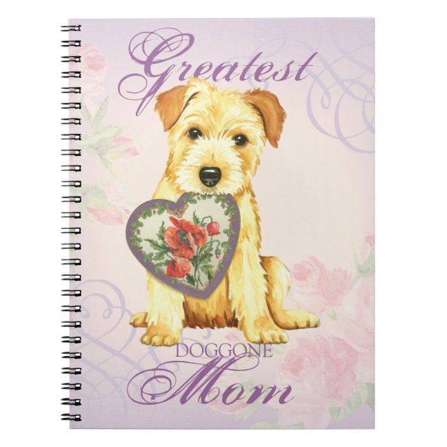 Cuaderno Norfolk Heart Mom (Frente)