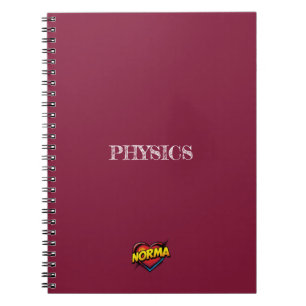 Cuaderno Norma Corazón Granate