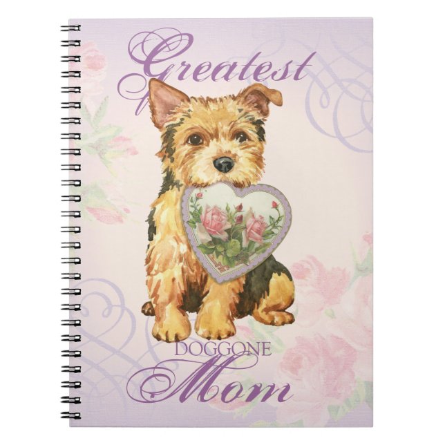Cuaderno Norwich Heart Mom (Frente)