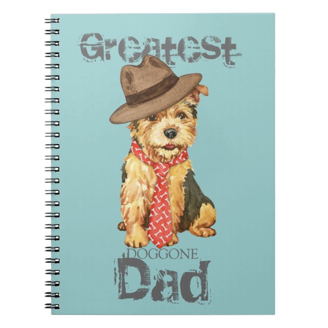 Cuaderno Norwich Terrier Dad (Frente)
