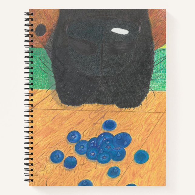 Cuaderno Nose$Blueberry notebook (Anverso)