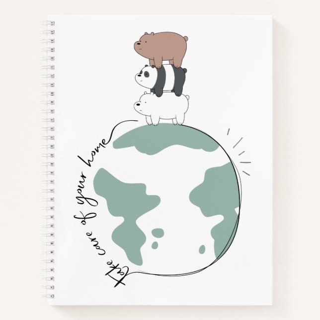 Cuaderno Nosotros compartimos los osos - Cuida tu casa (Anverso)