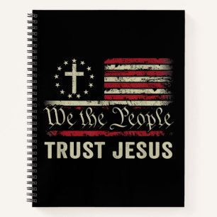 Cuaderno Nosotros confiamos en Jesús - Bandera de los Estad